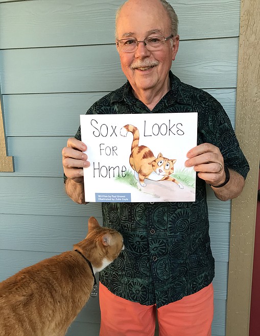 Paul Graves and his book Socks Looks for Home