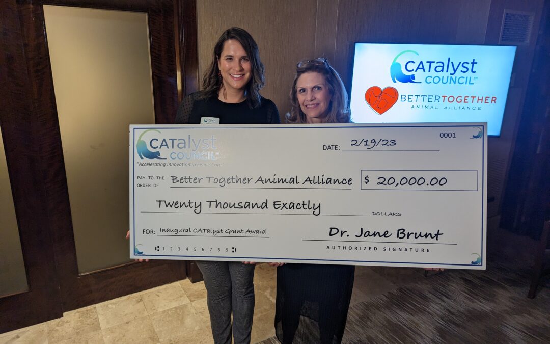 CATalyst Council announces Better Together Animal Alliance as its first-ever grant recipient