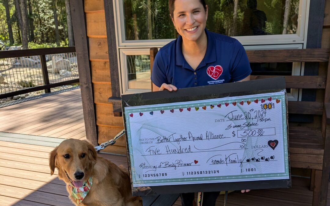 Honoring Becky Primmer: A Donation in Her Memory to Better Together Animal Alliance